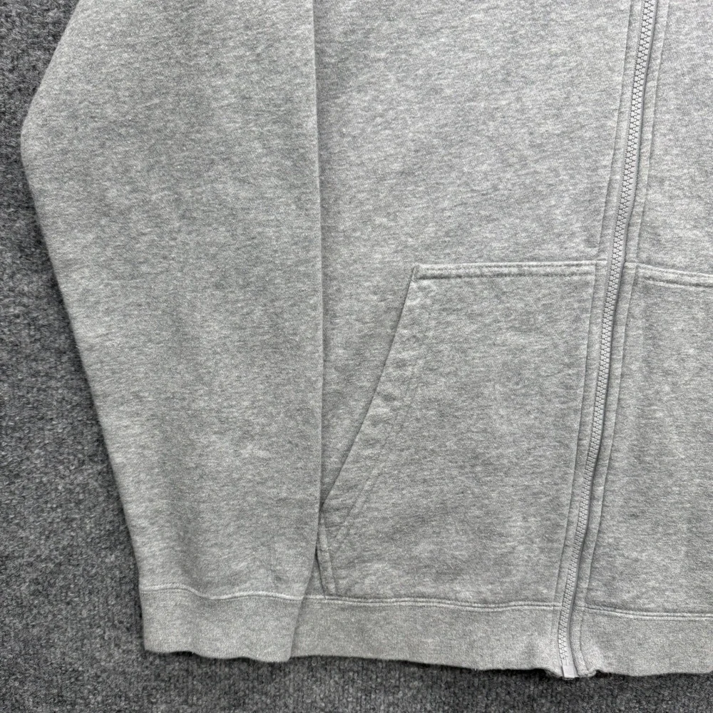 Nike Sportswear Full Zip Hoodie Mens Large Gray Long Sleeve Fleece Outdoor